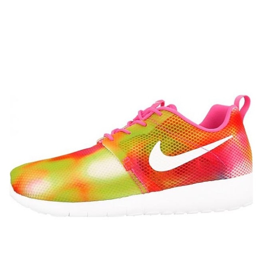 NIKE girls’ pink rose Roshe One Flight Weight GS sneakers 6.5 Y